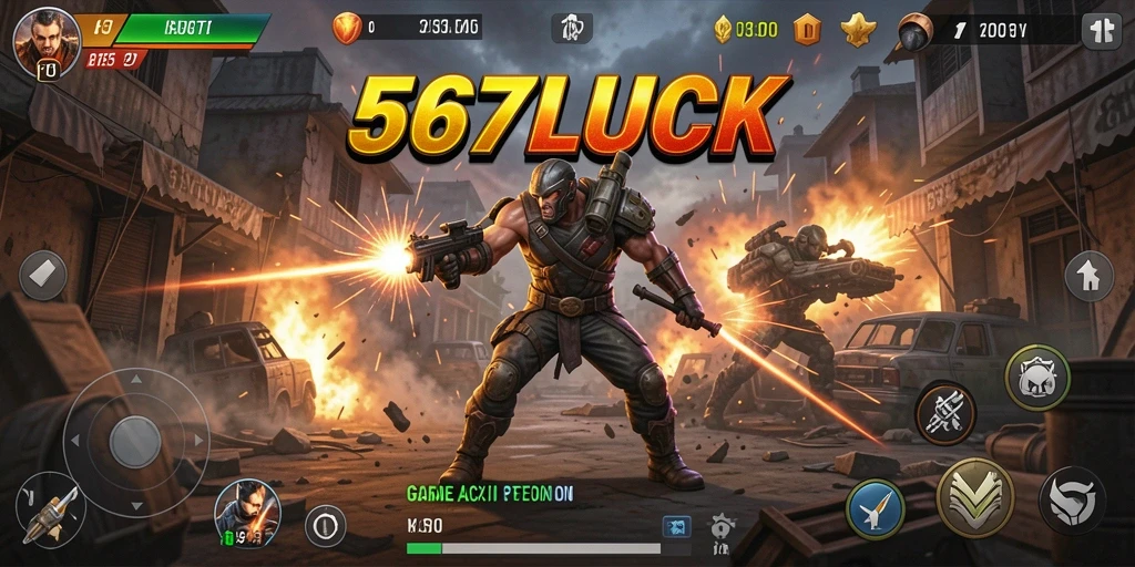 Gameplay penuh aksi dan ketegangan dalam 567LUCK