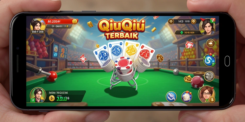 Screenshot permainan A200M dengan aksi QiuQiu yang mendebarkan.