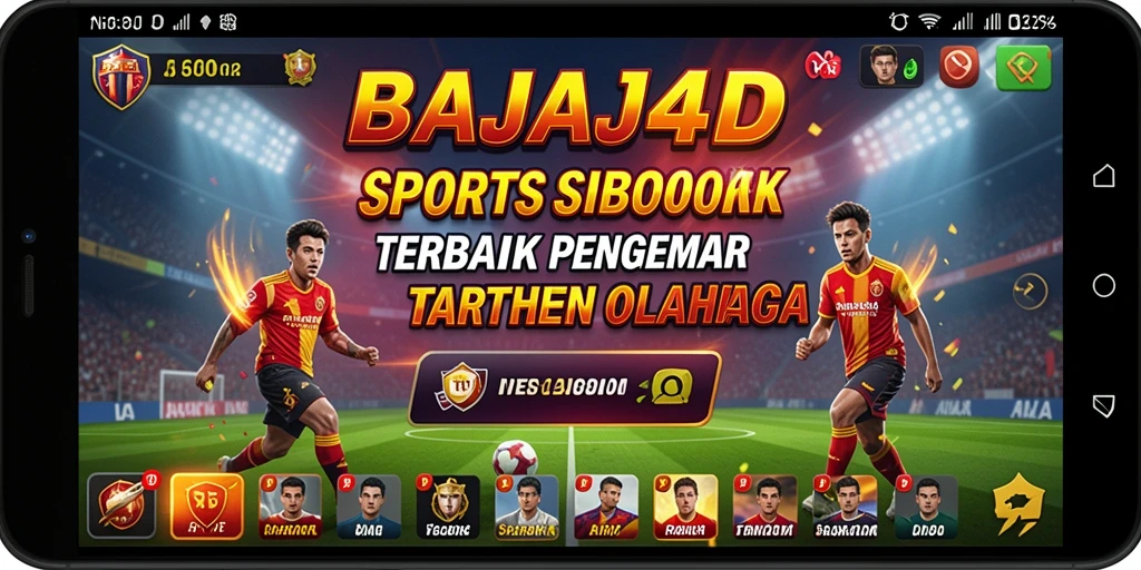 Tampilan utama BAJAJ4D dengan berbagai pilihan taruhan olahraga.