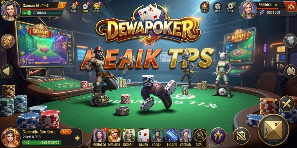 Gameplay menegangkan di DEWAPOKER saat bertaruh melawan lawan.