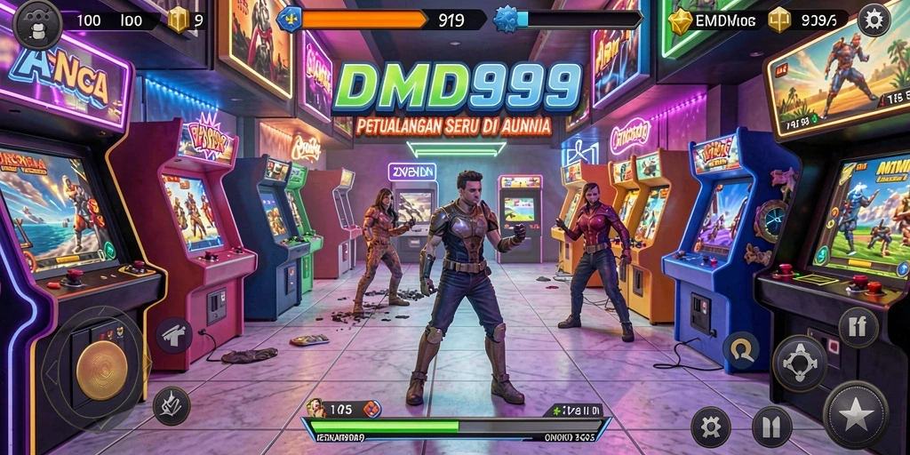Gameplay seru DMD999 dengan grafis menawan dan tantangan menarik.