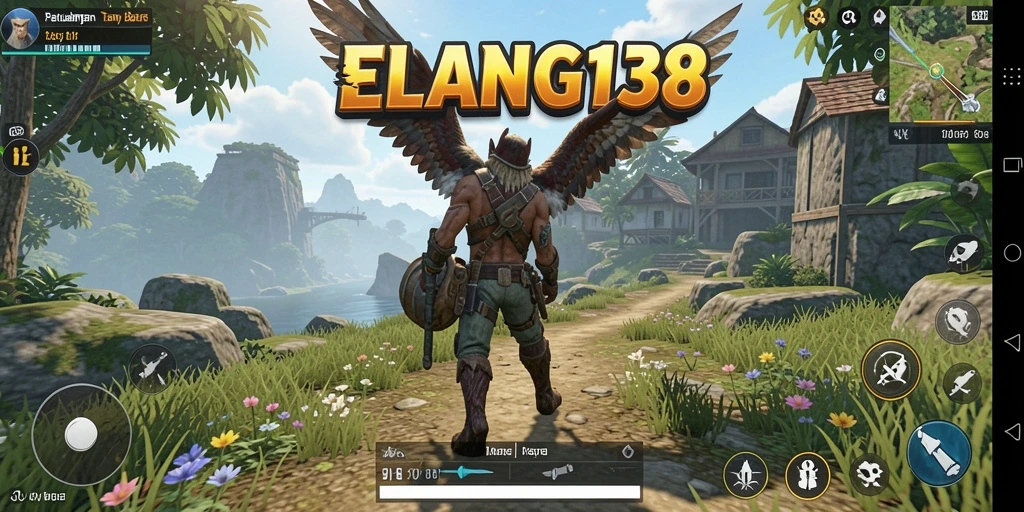 Screenshot ELANG138 menampilkan gameplay Open World yang seru dan mendalam.