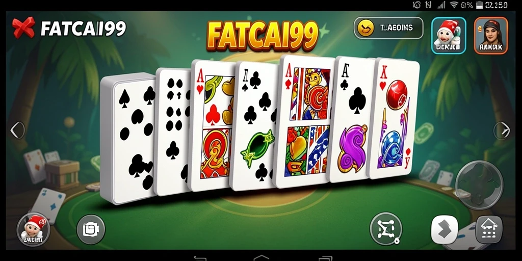 Screenshot gameplay FATCAI99 menampilkan momen seru dalam permainan Domino.