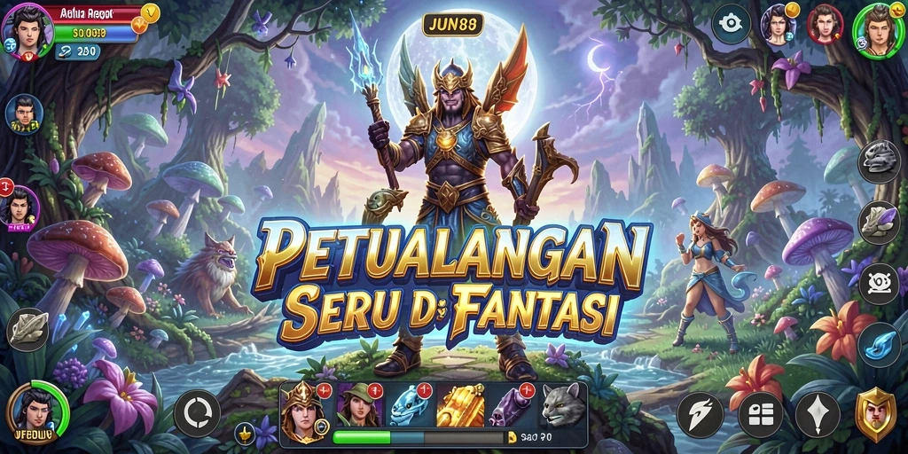 Tangkapan layar gameplay <strong>JUN88</strong> menunjukkan aksi petualangan seru dan tantangan menarik.