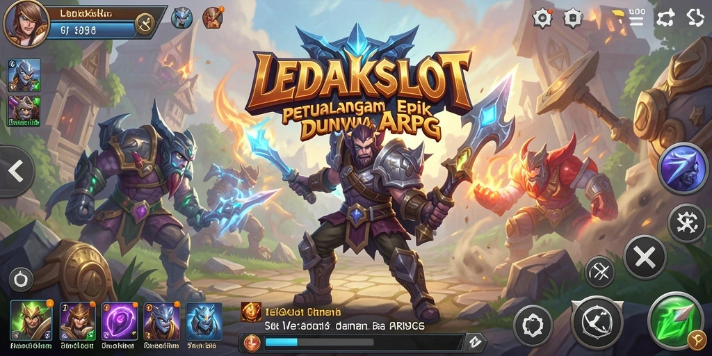 Tampilan seru pertarungan dalam LEDAKSLOT dengan grafis menawan.