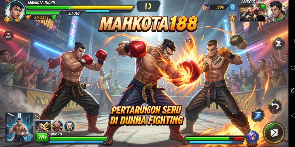 Tampilan gameplay Fighting yang mendebarkan dan penuh aksi.