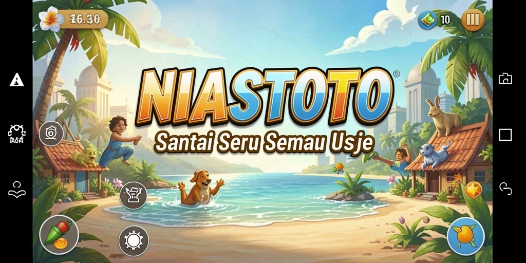 Tampilan seru gameplay NIASTOTO yang menyenangkan.