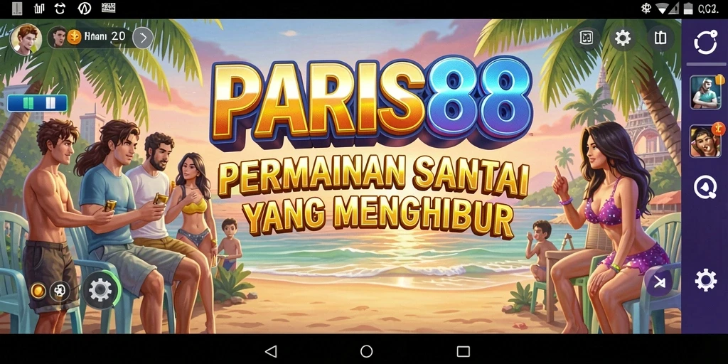 Tampilan gameplay seru dan menawan dari PARIS88.
