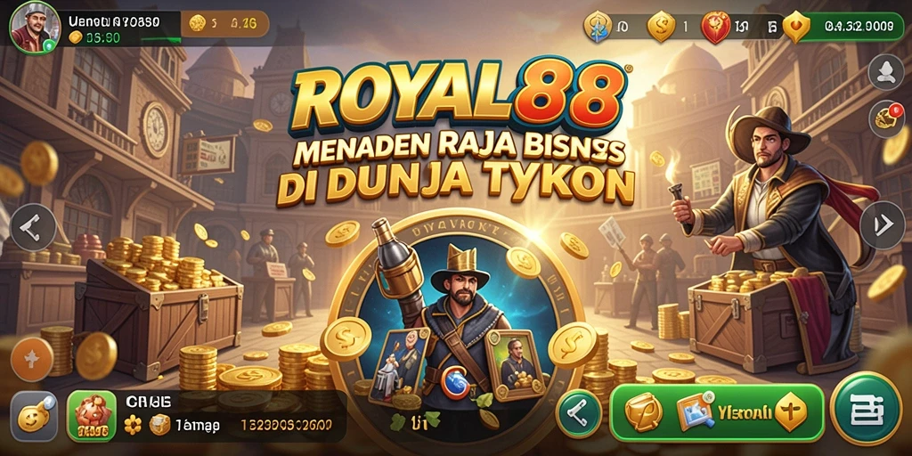 Screenshot utama ROYAL88 menampilkan gameplay seru Tycoon.