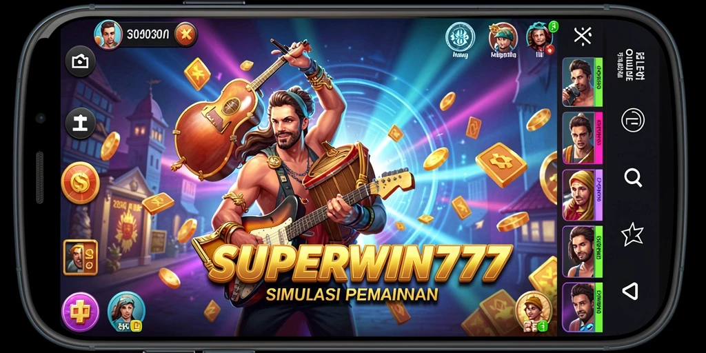 Screenshot permainan <strong>SUPERWIN777</strong> menampilkan momen gameplay yang seru dan interaktif.